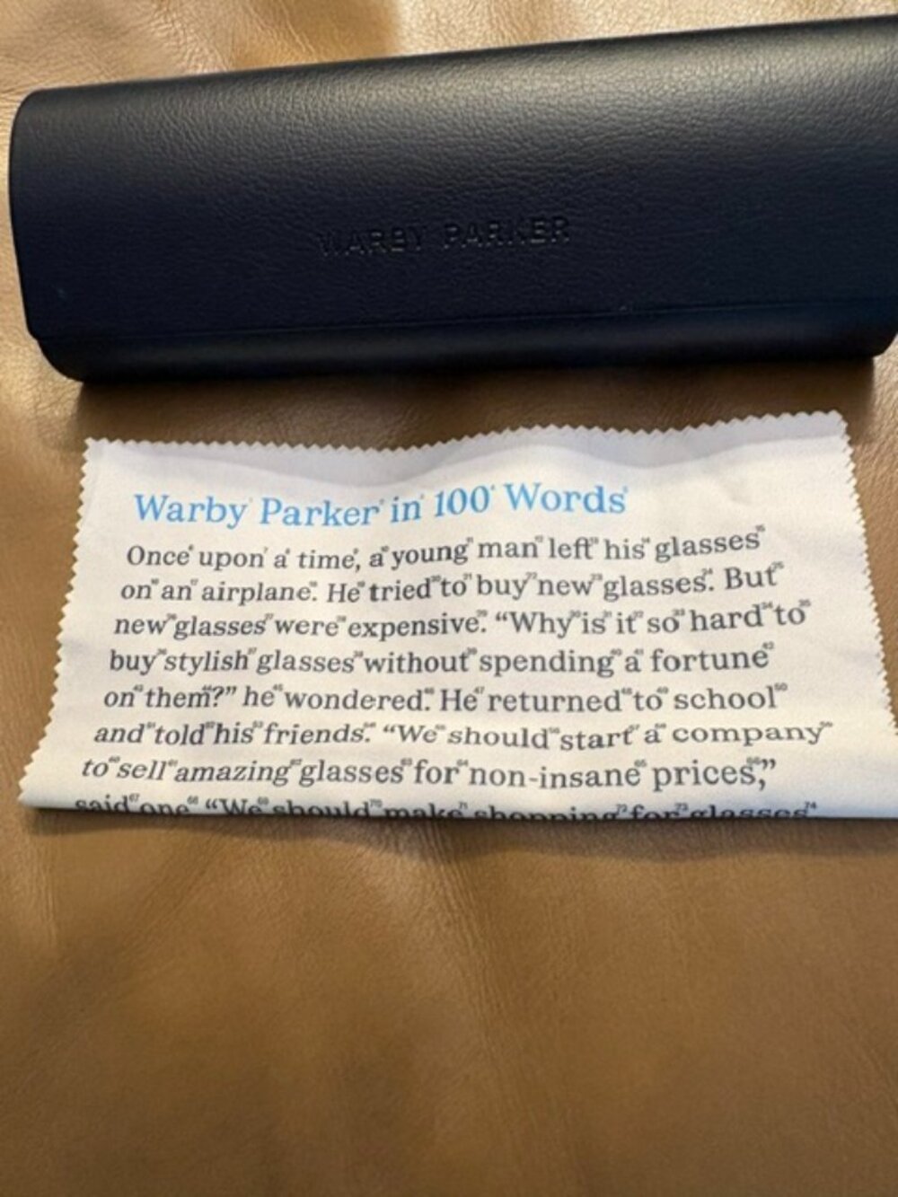 Warby Parker Eyeglass Case